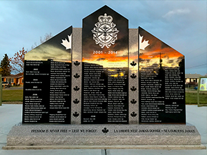 Memorial Walls at Sunset Memorial and Stone Ltd.