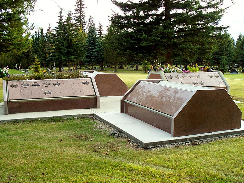 The Concord Columbaria Design at Sunset Memorial and Stone Ltd. in Calgary Alberta Canada