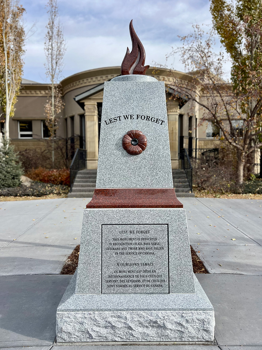 Granite Cenotaph in High River
