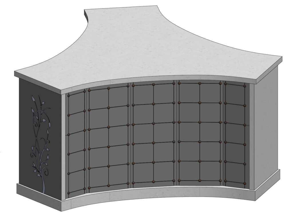 Trident Columbarium Drawing